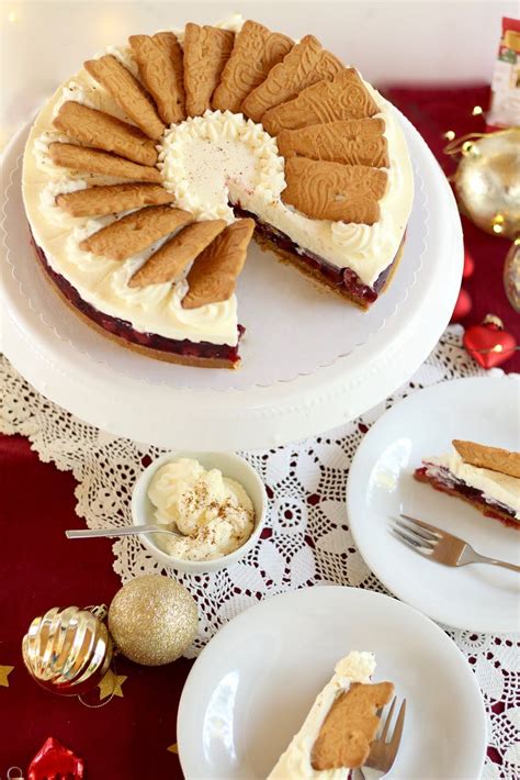 Sugarprincess Spekulatius -Kirsch-Torte mit Sahne
