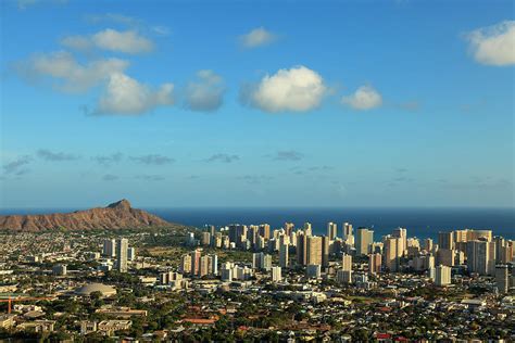 Hawaii Oahu Honolulu Skyline Photograph By Michele Falzone Fine Art