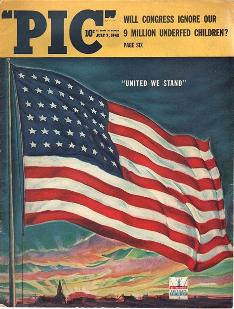 34 Best 4th Of July United We Stand Magazines From 1942