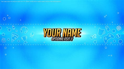 Youtube Channel Banner Template Gamer Woodpunchs Graphics Shop