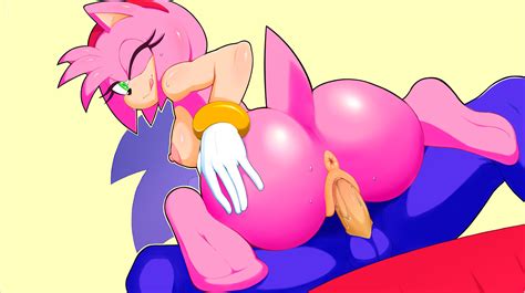 Rule 34 Amy Rose Anthro Anus Areola Ass Balls Big Butt