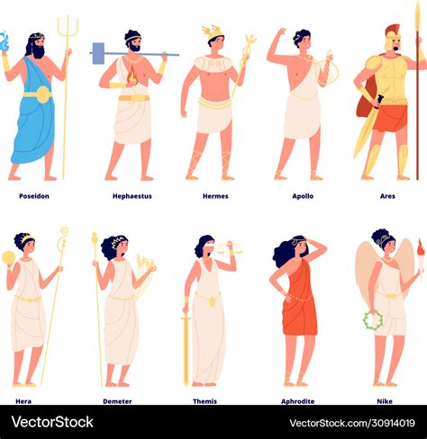 Greek Gods And Goddesses Pictures And Descriptions