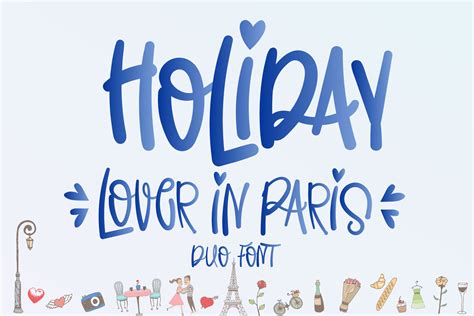 Holiday Lover In Paris Font 1001 Free Fonts
