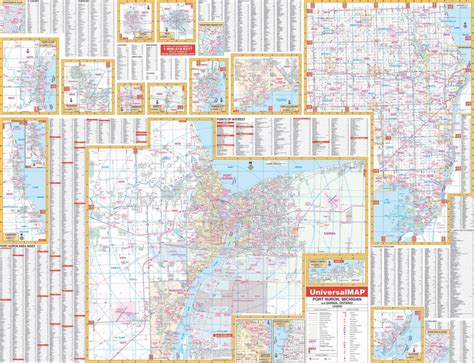 St Clair County Mi Map Maps Model Online