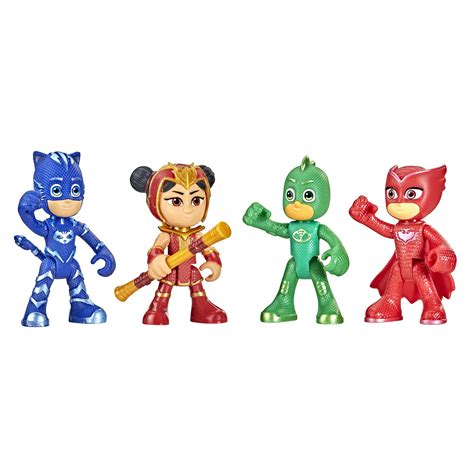 Pj Masks Heroes And An Yu Figure Set Preschool Toy 4 Poseable Action