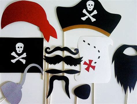 Photo Booth Pirate Kit Pirate Photo Booth Photo Booth Props Free