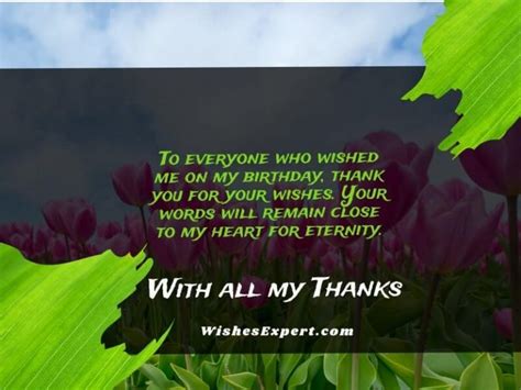 40 Best Thank You Messages For Birthday Wishes