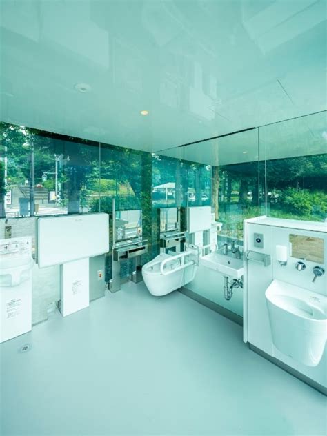 Glass That Becomes Opaque The Public Toilets Of Tokyo According To