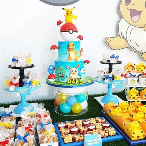 Pokémon Themed Cake Celebrate Kids Birthday Party In Uae