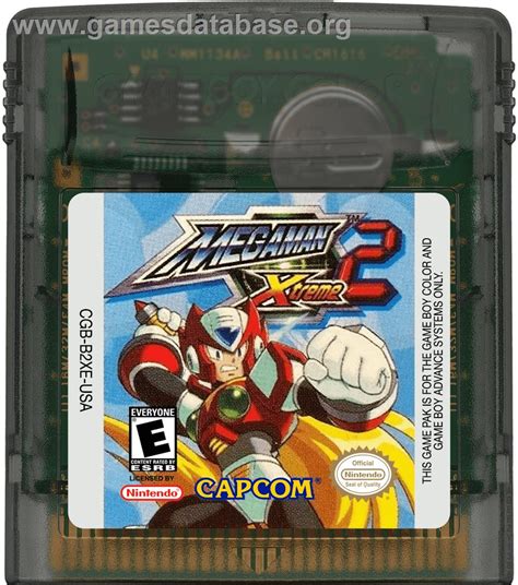 Mega Man Xtreme 2 Nintendo Game Boy Color Artwork Cartridge