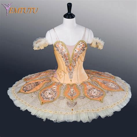 Adult Professional Tutu Yellow Gold Dew Drop Fairy Tutu Classical