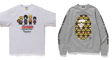 Bape X Naruto Découvrez La Nouvelle Collection Capsule Photos