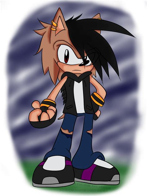 Redrawing Shade The Hedgehog My Sonic Oc By Sonicnumberonefan165 On