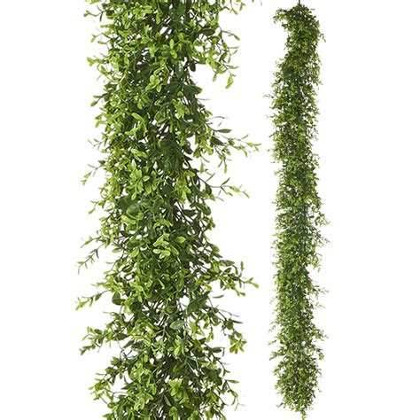 Artificial Mixed Greenery Garland Style A 62 Long