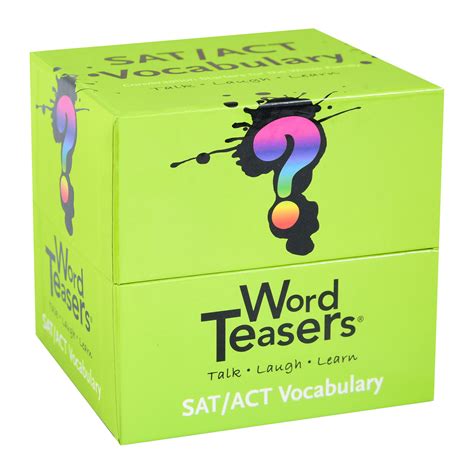Buy Word Teasers Sat Vocabulary Vocabulary Builder For Kids Teens