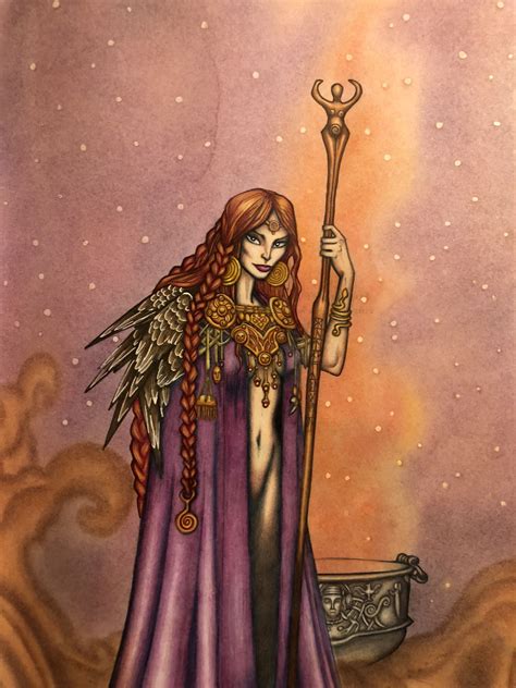 Johan Egerkrans Norse Goddess Dark Fantasy Art Illustrator Artist
