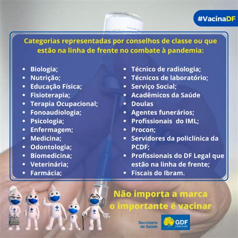 Quem pode se vacinar nesse momento? Profissionais de Saúde podem agendar vacina até quarta ...