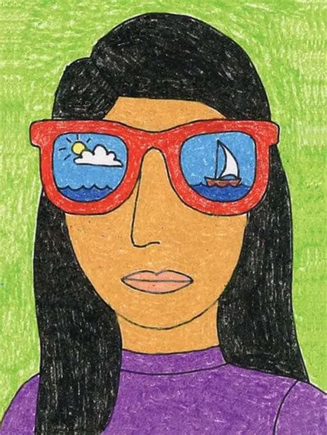 Easy How Draw Sunglasses Tutorial And Sunglasses Coloring Page — МирМам24