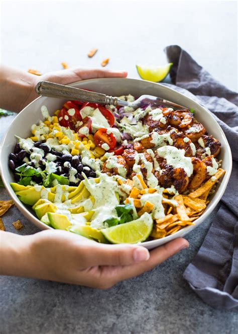 Meal prep is getting better and better ever week and i couldn't think of a better lunch then these spicy flavorful shrimp taco bowls. Shrimp Taco Bowls with Low-Fat Creamy Cilantro Sauce ...