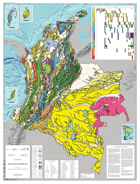 Pdf Mapa Geológico De Colombia 2017 A Escala 12m