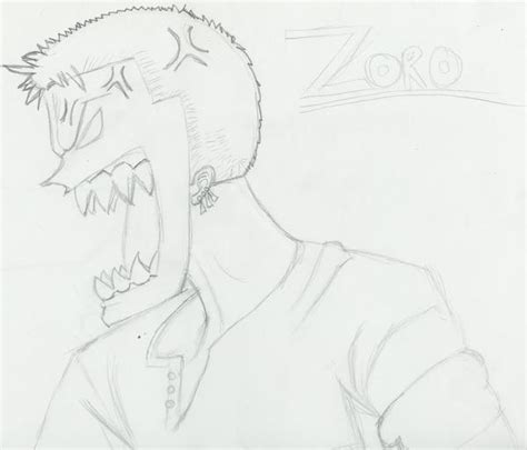 Angry Zoro By Akera22 On Deviantart