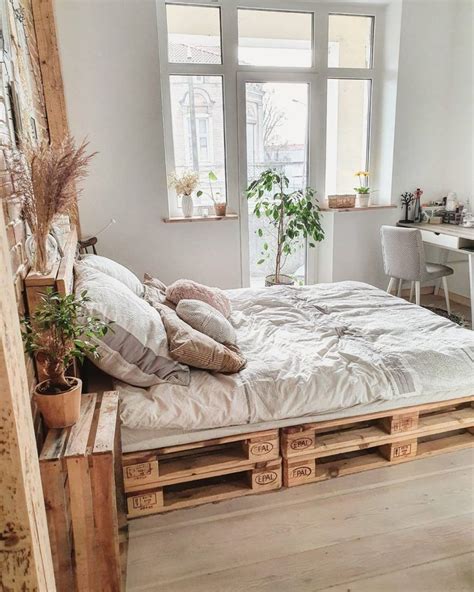 50 Adorable Pallet Bed Ideas You Will Love Crafome Pallet