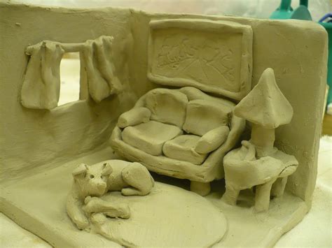 My Ceramic Diorama Students Thought About A Room They Wished To