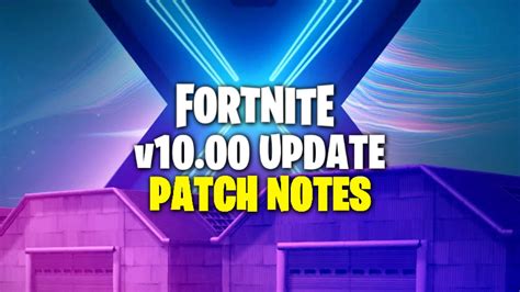 Fortnite season 10 (or season x) is finally here, bringing major changes made in nearly every department, with the v10.00 update now live on pc, xbox one, ps4, nintendo switch and mobile. Fortnite Season 10 update v10.00 patch notes - BRUTE Mech ...