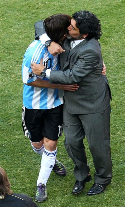 Diego Maradona Dead Lionel Messi Delivers Emotional Maradona Tribute