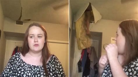 Mum Falls Through Ceiling During Daughters Tiktok Audition Video