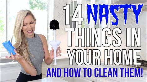 14 Nasty Things In Your Home And How To Clean Them Youtube