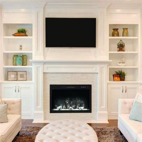 Again, one of my favorite things was the drawers. 17 Simple Design Living Room Fireplace in 2020 (With ...