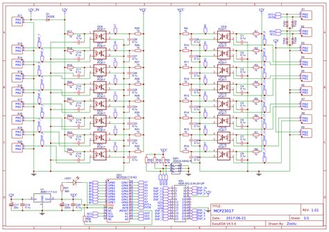 Mcp23017 Easyeda Open Source Hardware Lab