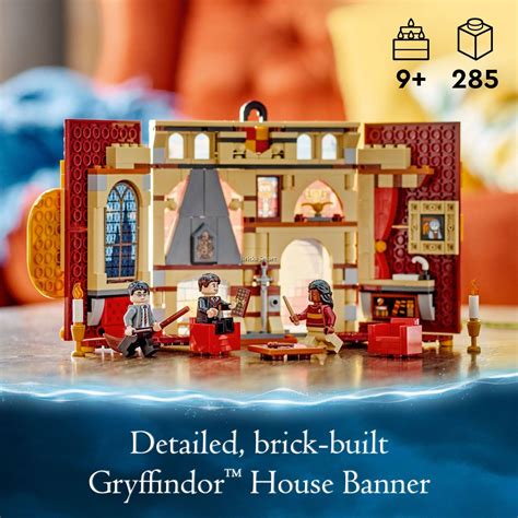 Lego 76409 Harry Potter Gryffindor House Banner Building Toy Set