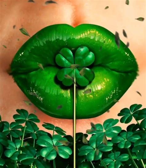 Green Lips Luck Of The Irish Irish Luck Mythology Art Anal Sex