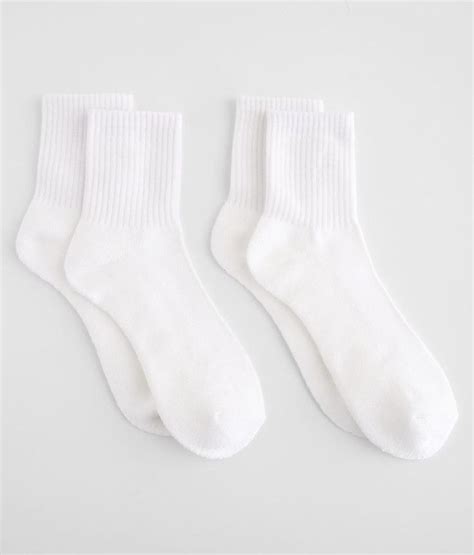 Womens White Ankle Socks Pack Of 2