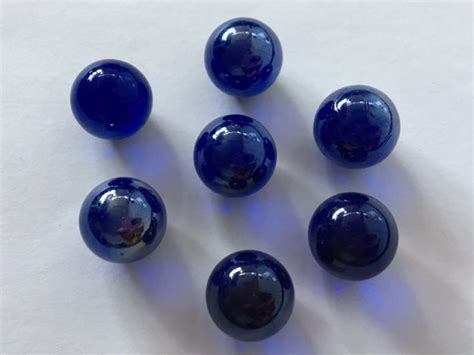 Glass Marbles 14 Mm Cobalt Blue Shimmering Surface 1 Kg Buy