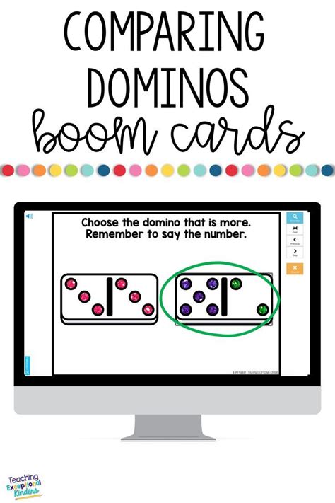 Comparing Numbers With Dominos Numbers Kindergarten Kindergarten Fun
