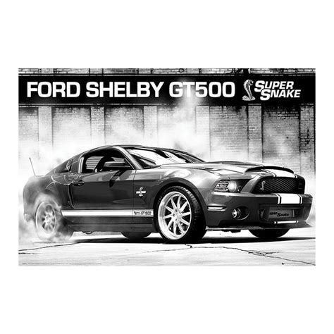 Ford Mustang Poster Shelby Gt500 Supersnake Posters Buy Now In The