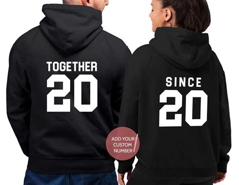New Matching Couple Hoodies in our TeeLikeYours etsy shop ...