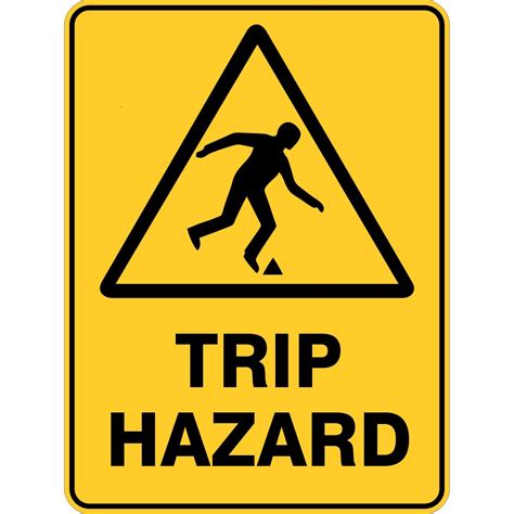 Trip Hazard Discount Safety Signs New Zealand