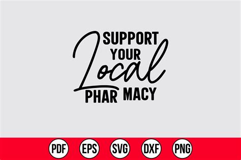 Support Your Local Pharmacy SVG Graphic by Abdul Mannan125 · Creative