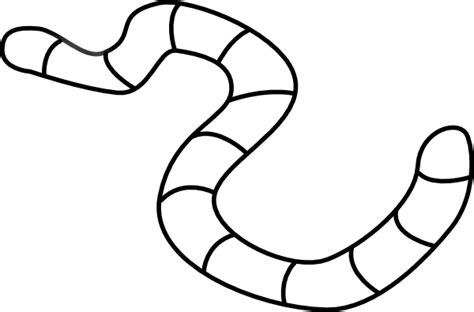 Black And White Worm Clipart Clipart Best