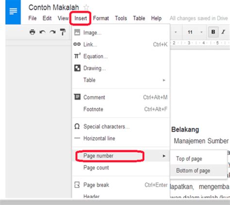 Cara Membuat Daftar Isi Otomatis Di Google Docs References Blog