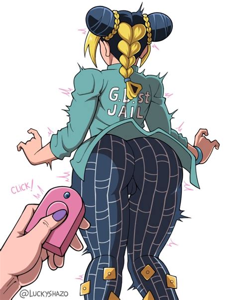 Luckyshazo Kuujou Jolyne Jojo No Kimyou Na Bouken Stone Ocean Highres 1girl Ass Back