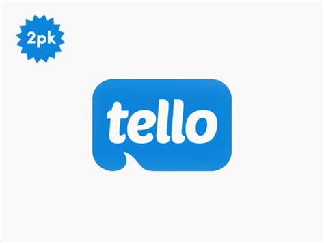 As of january 2021, tello sends a gsm sim card. 2 Lines of Tello Value Prepaid 6-Month Plan: Unlimited Talk/Text + 2GB LTE Data | Entrepreneur Store