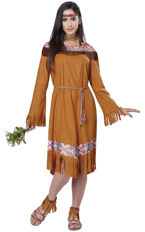 Native American Womens Costume Dress Womens Native Indian Costume