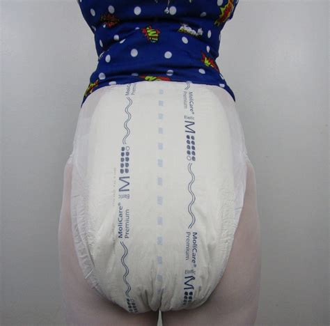 molicare slip maxi cloth backed the dotty diaper company
