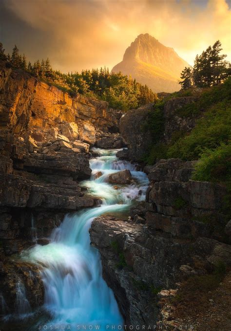 Firewater Epic Light Mountains And Glacier Waterfalls Instagram J