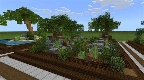 Minecraft Landscaping Compact Forest Willow Build Ideas Gamerheadquarters